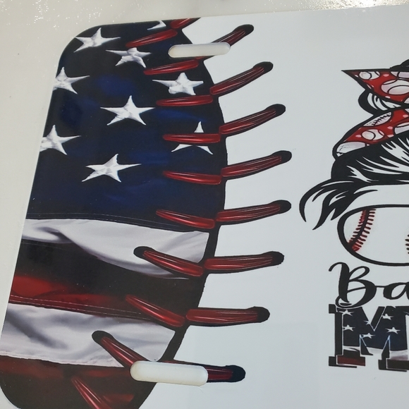 Baseball MAMA License Plate - Picture 4 of 5